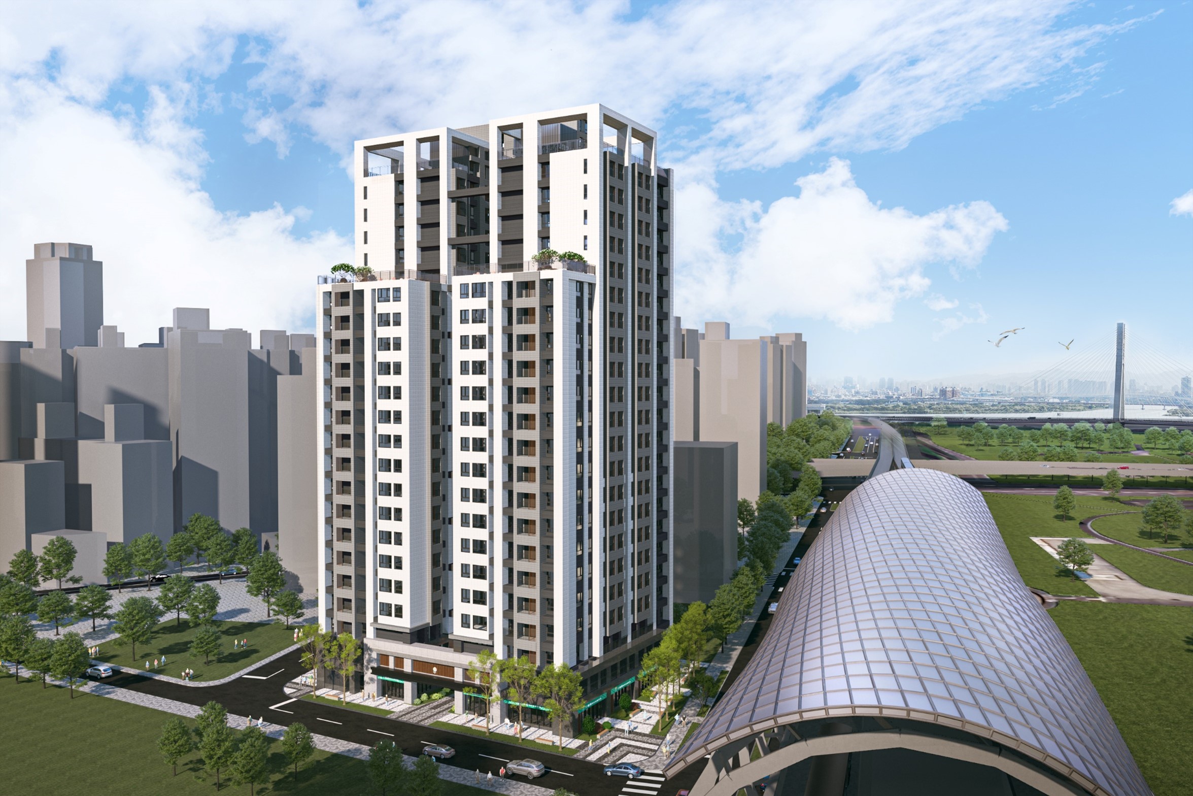 「三重三重段青年社會住宅新建統包工程」榮獲「最佳社會住宅類 優質獎」。